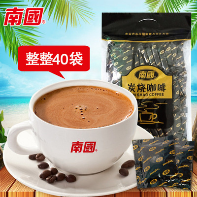 海南特产南国炭烧咖啡680克40袋装苦味速溶香醇浓郁（食品）