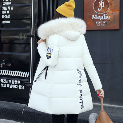 冬季棉衣女新款外套欧美女装大码中长款宽松加厚羽绒棉服女服饰（女装）