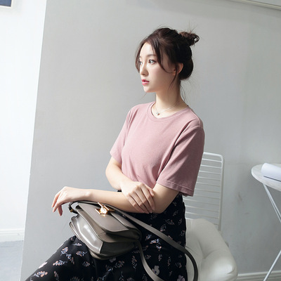 夏季短袖女T恤女休闲上衣（女装）