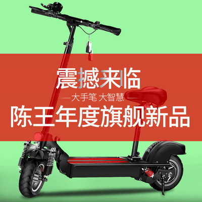 电动滑板车成人代驾两轮可折叠锂电双轮迷你代步车10寸新款自行车（家用电器）